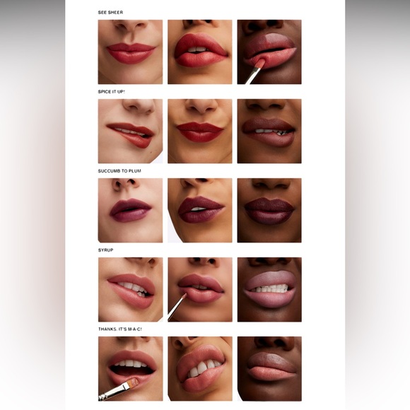 BNIB MAC Lustreglass Sheer-Shine Lipstick in shade Syrup (blue pink) - Picture 3 of 6